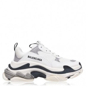 BALENCIAGA 白色Triple S 運動鞋