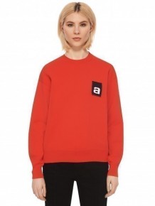 Alexander Wang 紅色Logo吊牌套頭衫