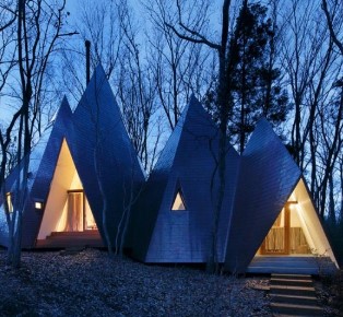 日本帳篷房子建築設計 與大自然共同並存的生活模式