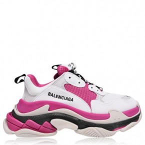 BALENCIAGA Triple S 粉色運動鞋