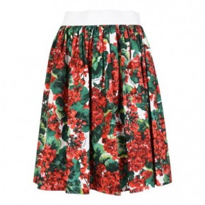 DOLCE AND GABBANA Portofino印花半身裙