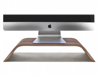 Wood Apple monitor stand 木製螢幕架