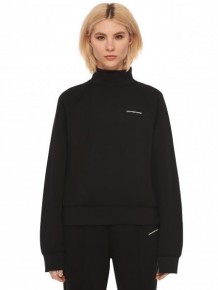 T by Alexander Wang 黑色高領毛衣