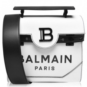 BALMAIN LOGO 黑白斜背袋